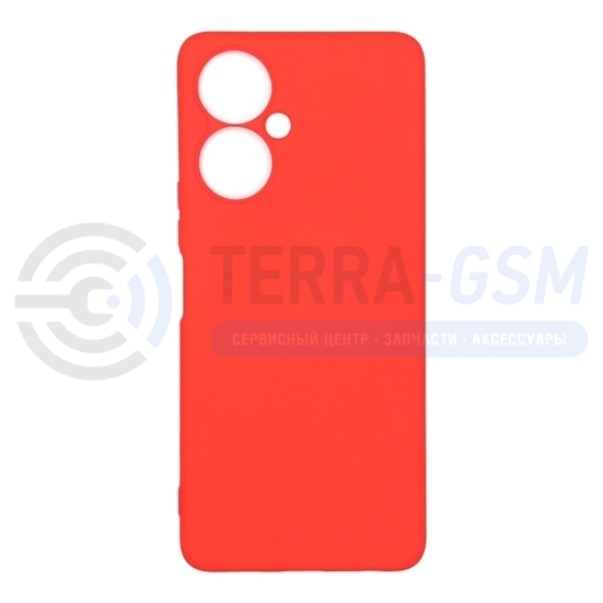 Чехол "Silicone Cover" для Tecno Spark 19 Pro (красный)