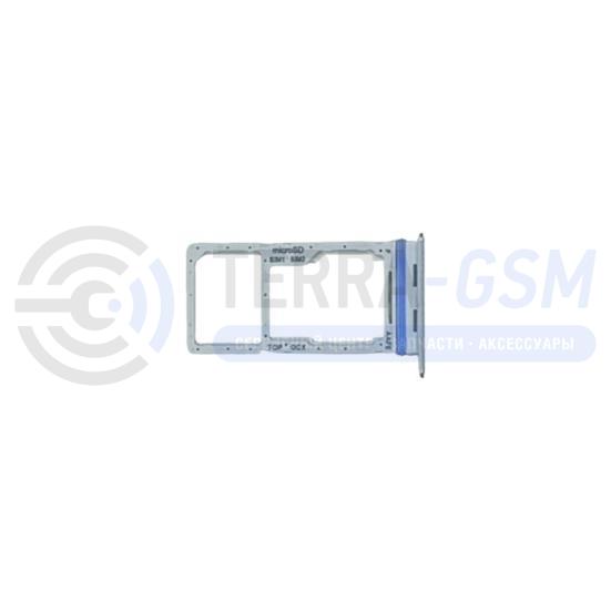 Лоток SIM-карты и карты памяти для Samsung Galaxy A16 4G/5G (A165F/A166B) серый