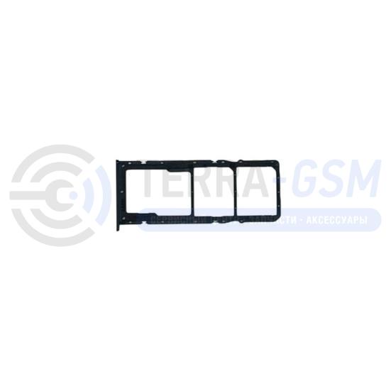 Лоток SIM-карты и карты памяти для Realme C31 (черный)