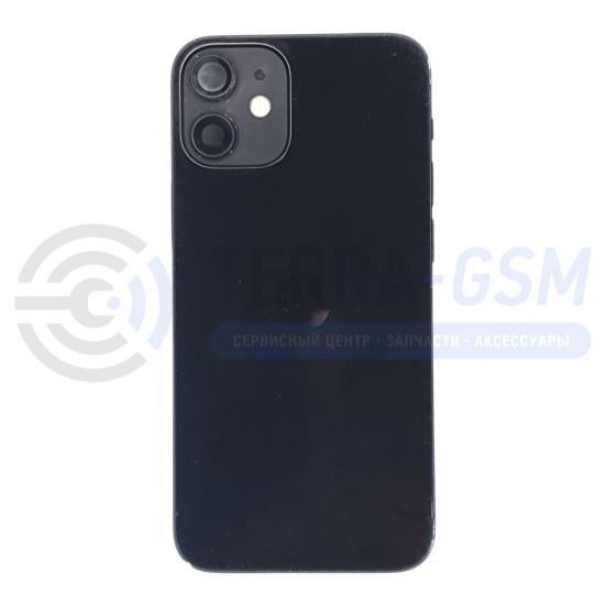 Корпус для iPhone 12 mini в сборе со шлейфами (черный) Оригинал снятый (Уценка)