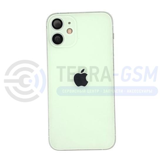 Корпус для iPhone 12 mini в сборе со шлейфами (зеленый) Оригинал снятый
